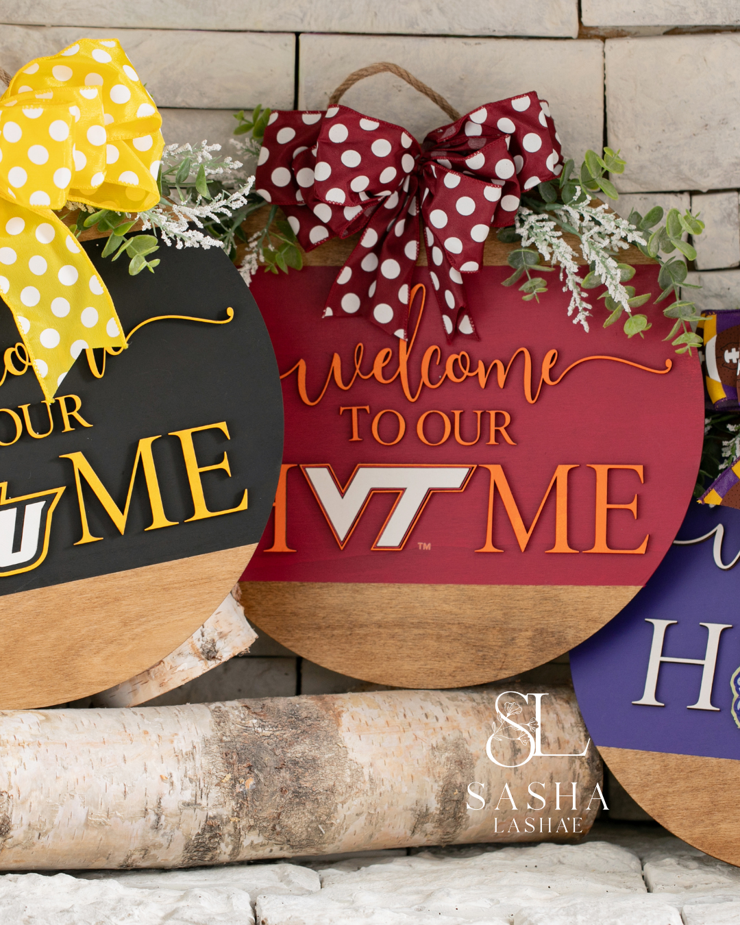 Welcome to our Home VT - Maroon and Orange