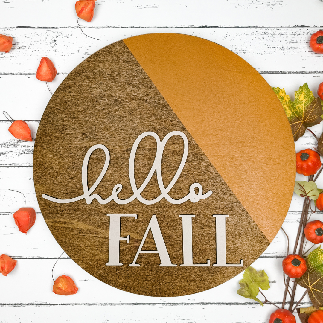 Curated Hello Fall Sign - image 2