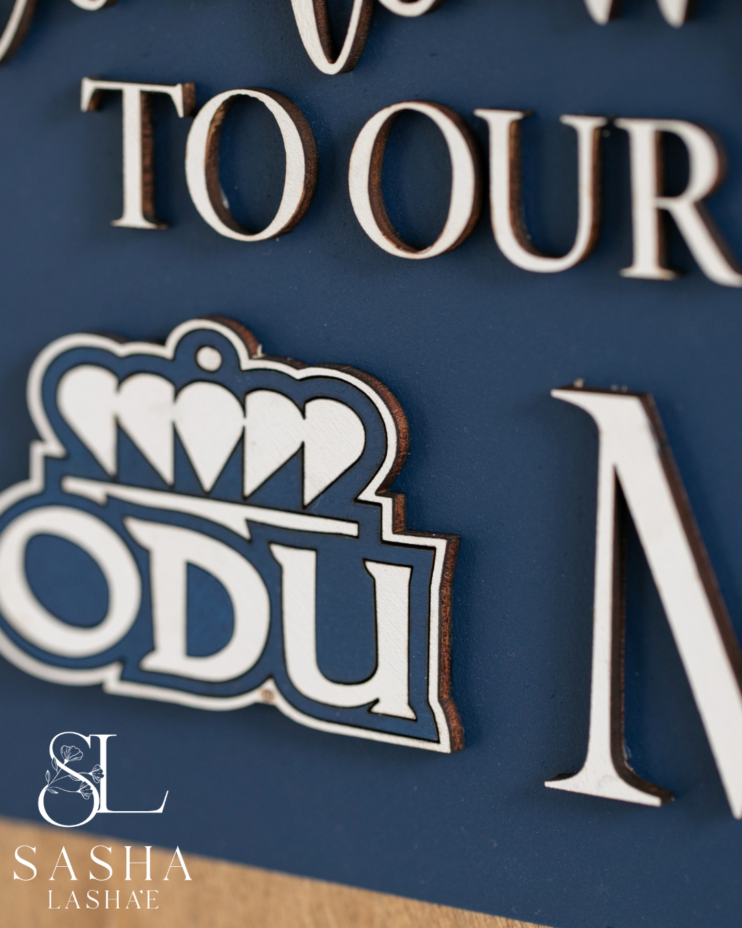 Welcome to Our Home ODU - Blue and White