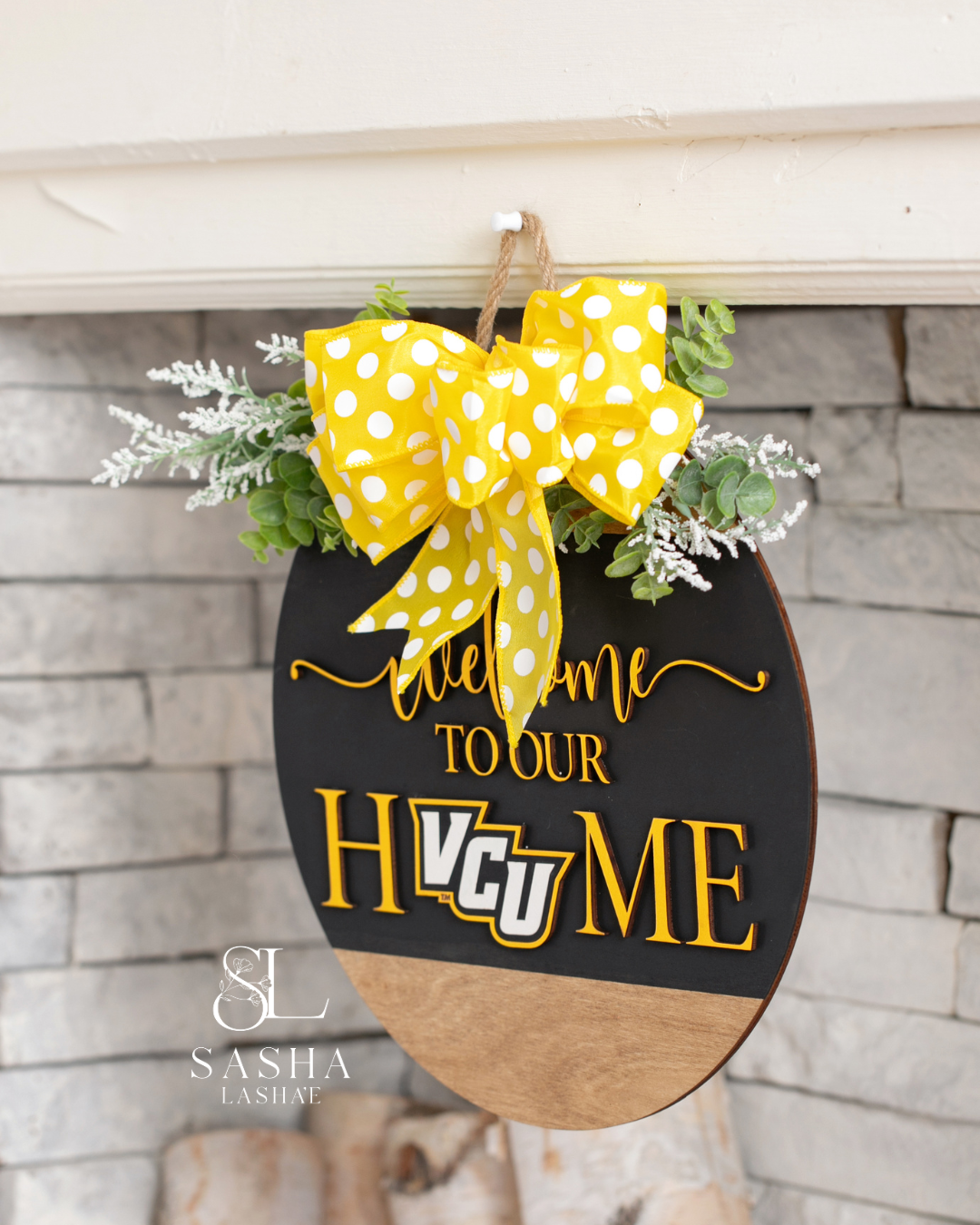 Welcome to Our Home VCU - Black and Yellow