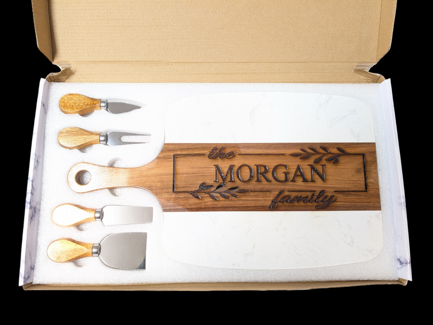 Marble Serving Board Set