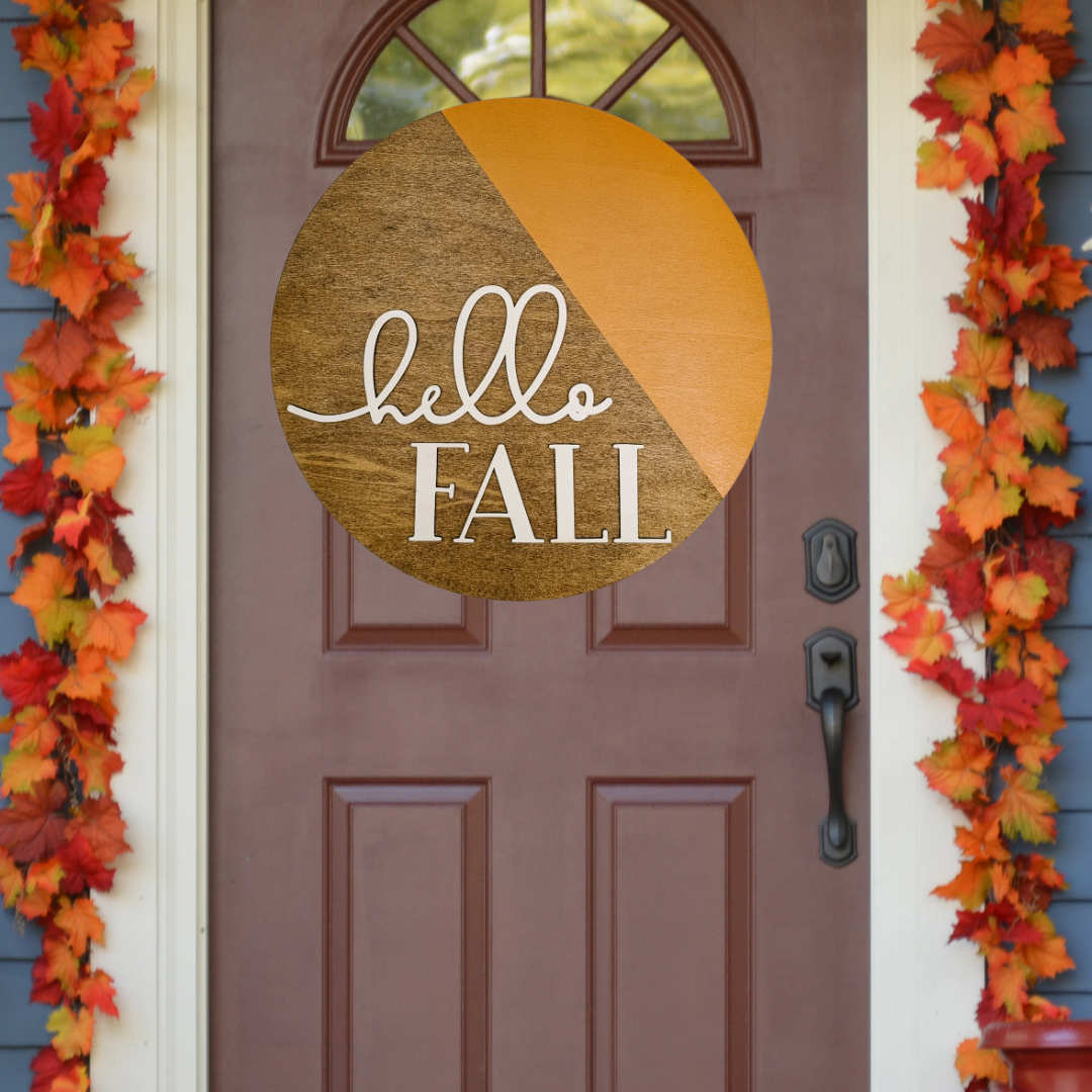Curated Hello Fall Sign