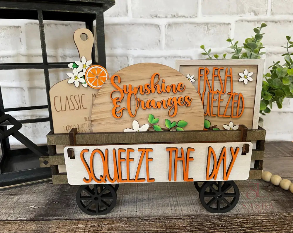 Orange Blossom Wagon Insert