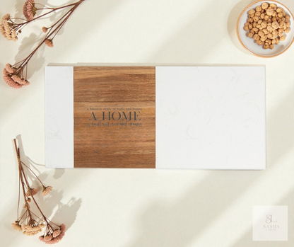 A House Is Made of Walls and Beas Charcuterie Board