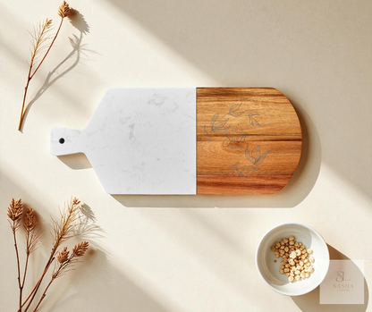 Hearthbrook – Cursive Home Script Charcuterie Board