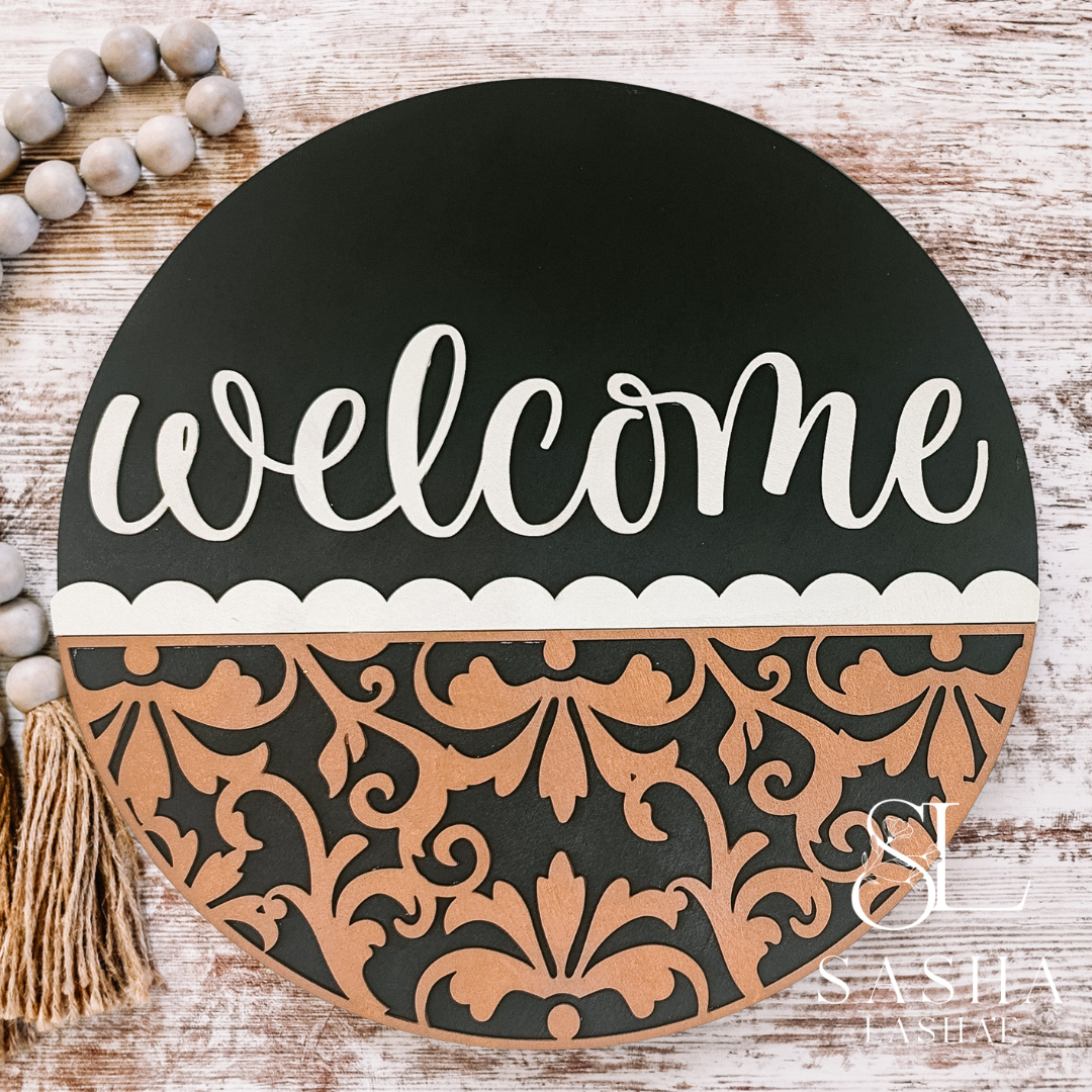 A Flourish Welcome Sign