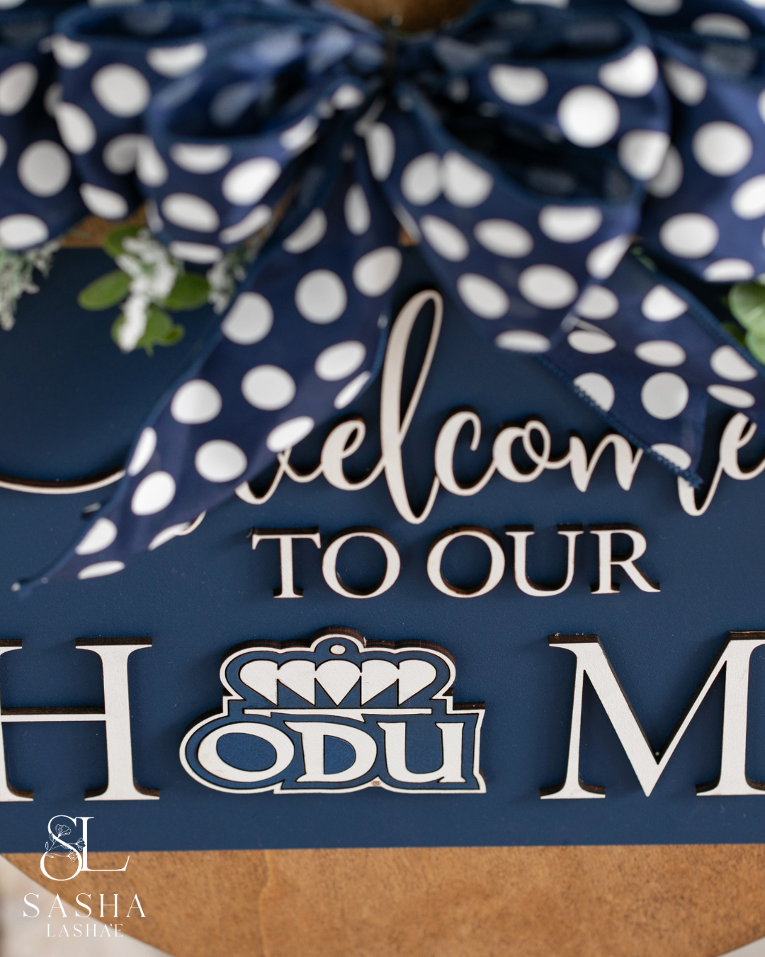Welcome to Our Home ODU - Blue and White