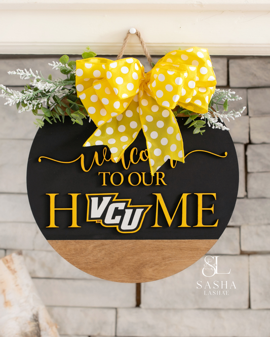 Welcome to Our Home VCU - Black and Yellow