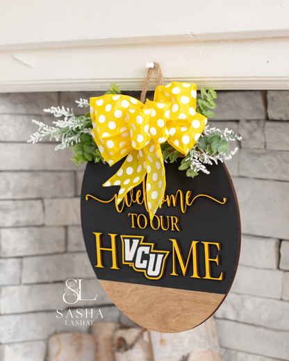 Welcome to Our Home VCU - Black and Yellow