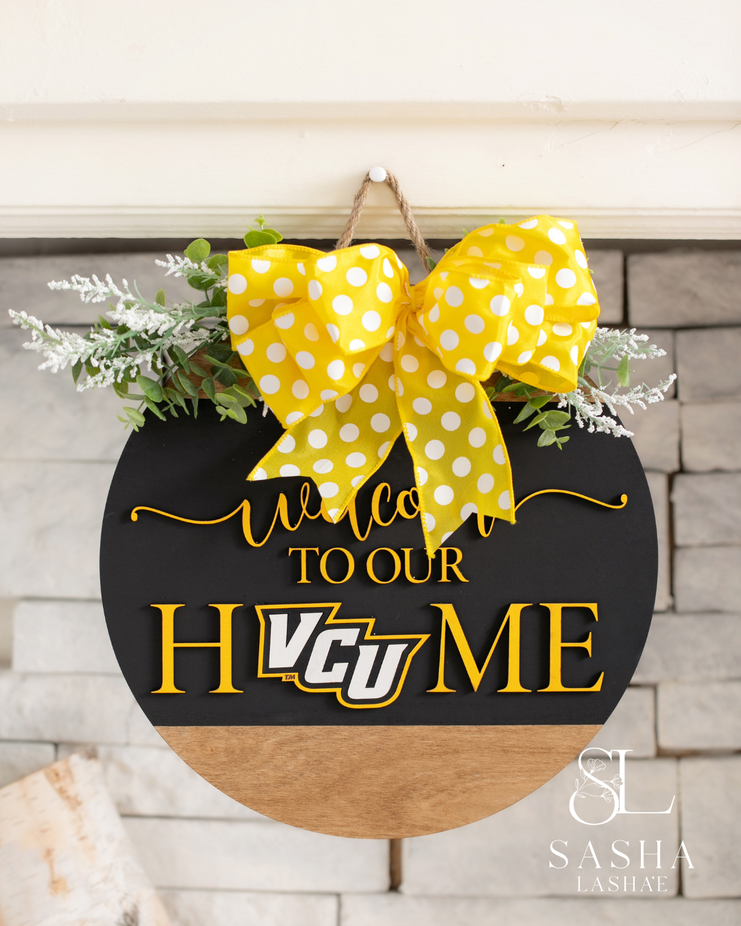Welcome to Our Home VCU - Black and Yellow
