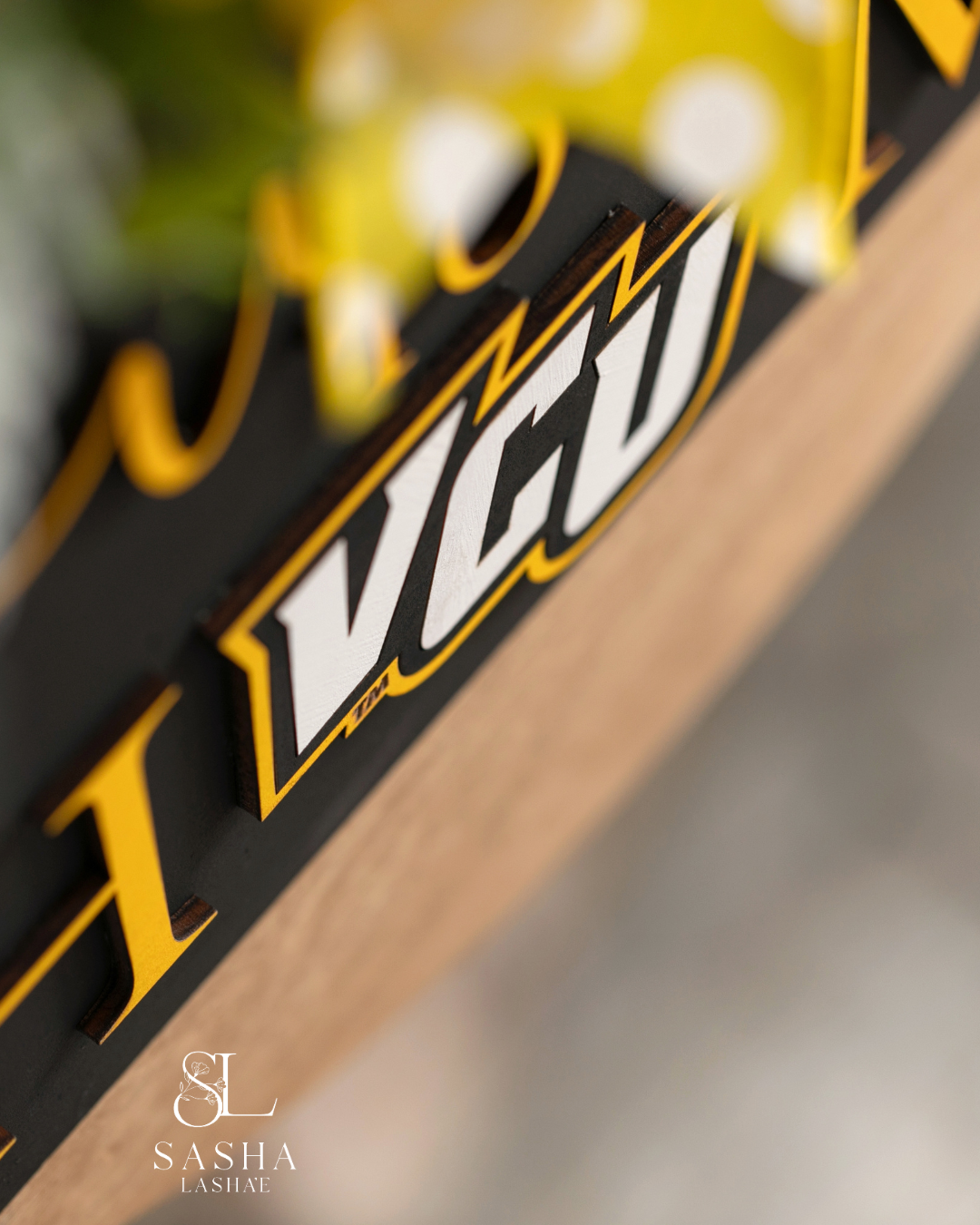 Welcome to Our Home VCU - Black and Yellow