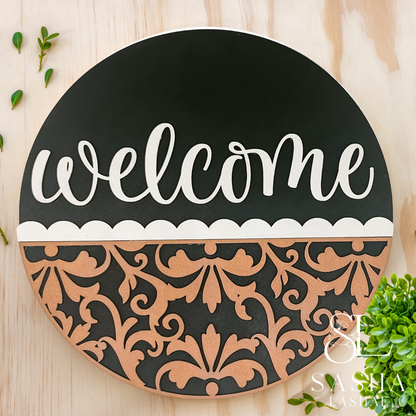 A Flourish Welcome Sign