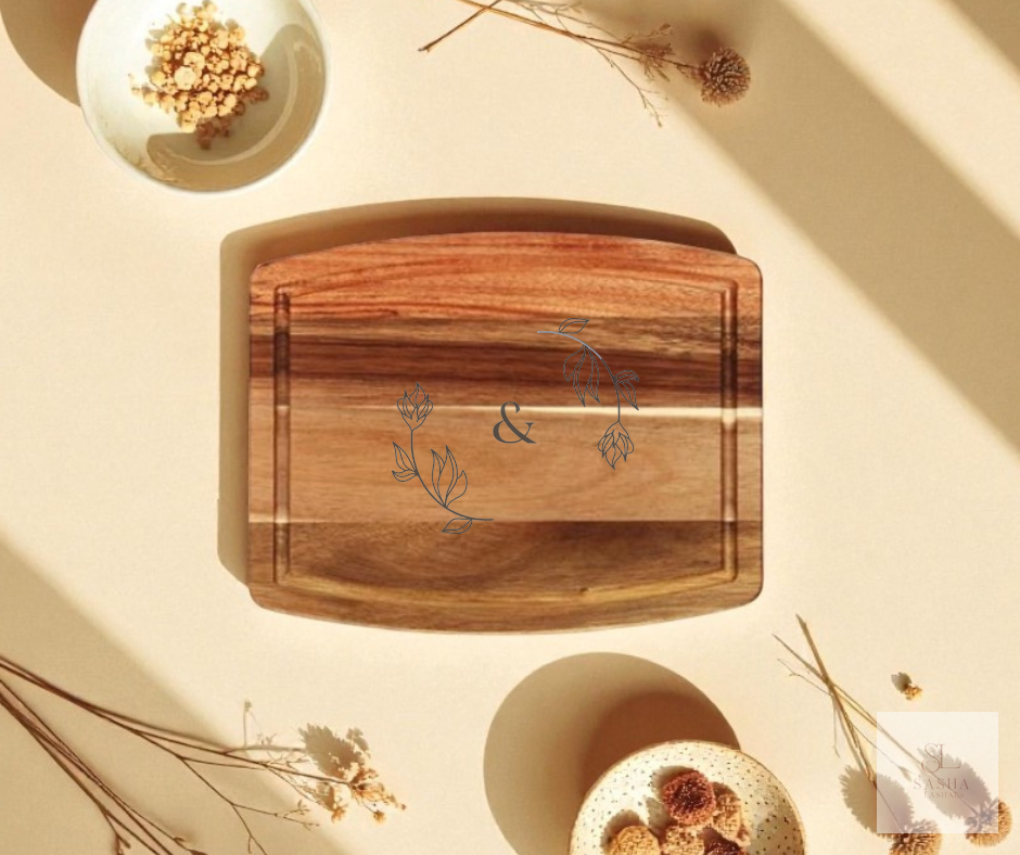 Wedding Monograms Customs - Personalized Charcuterie Boards