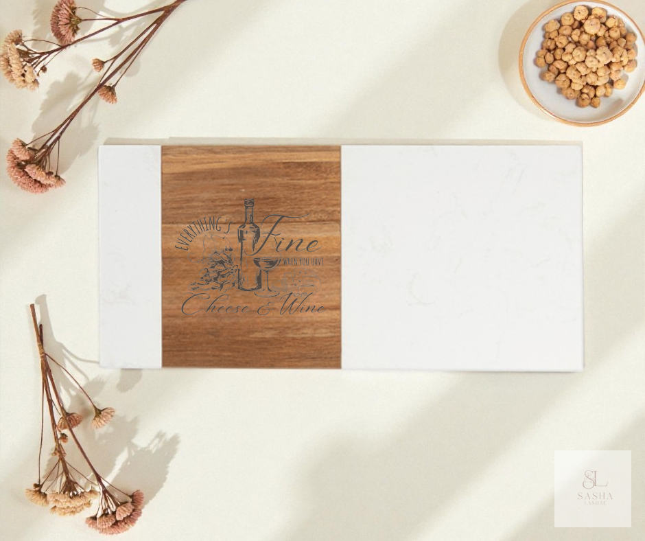 Fine Wine and Cheese Charcuterie Board