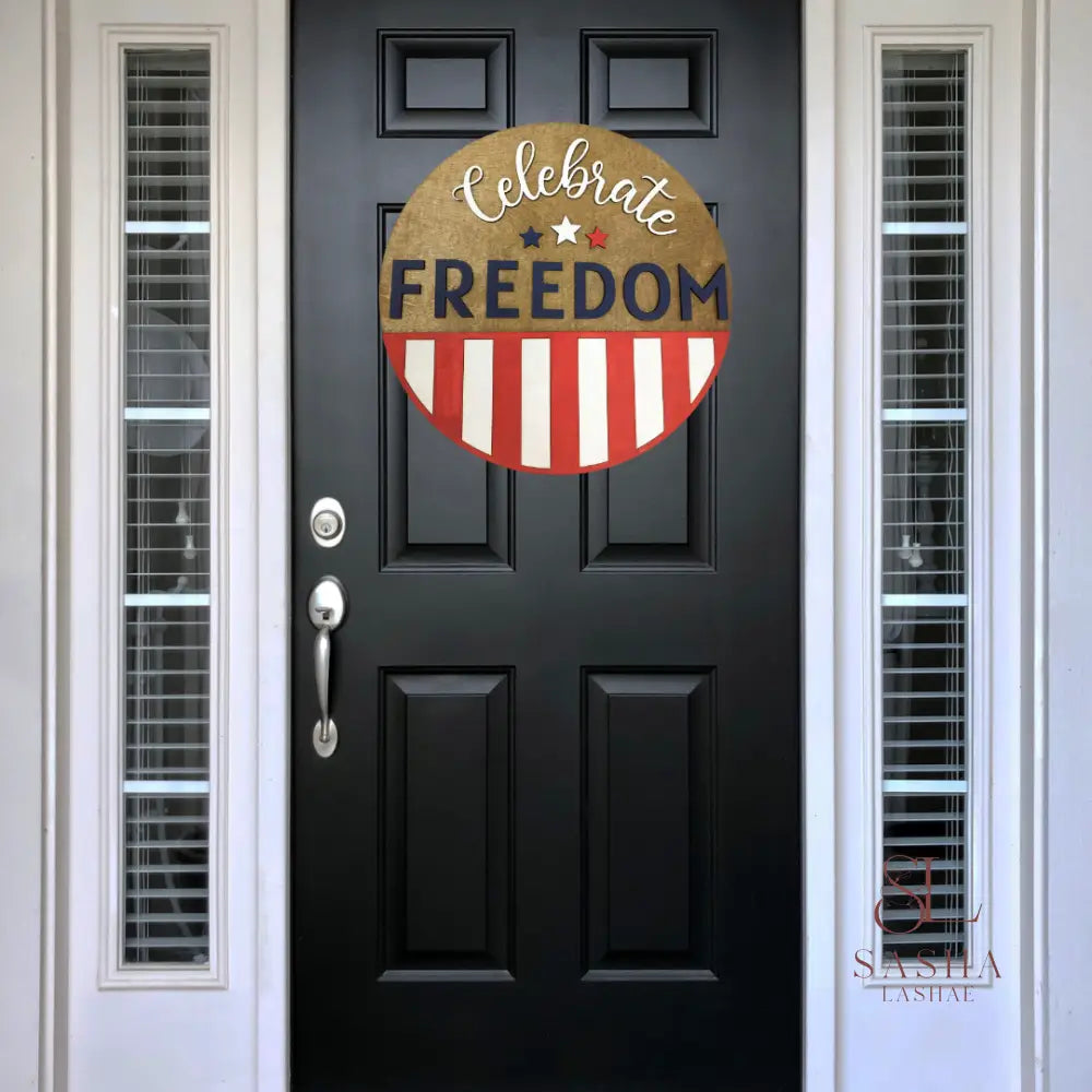 4Th Of July Sign Door