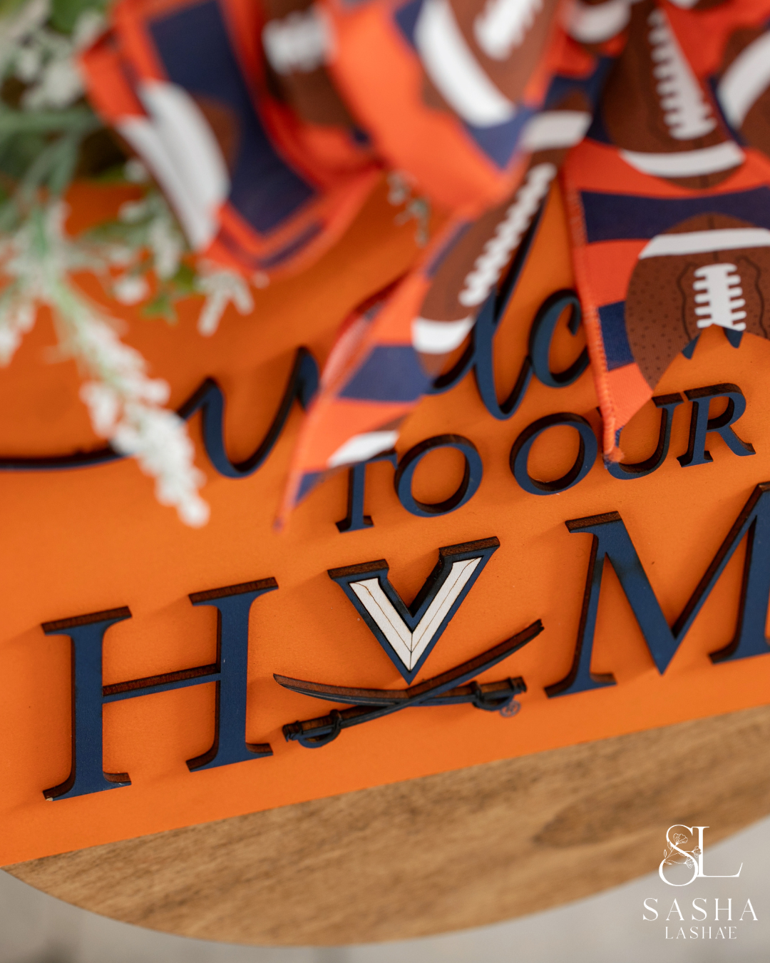 Welcome to Our Home UVA - Orange and Blue