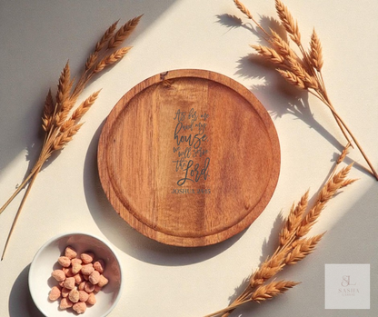 EverFaith Wood Sign – As for Me and My House