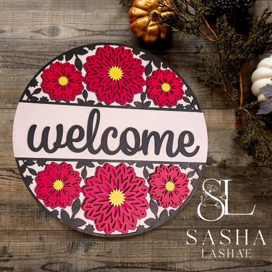A Mum Welcome Sign