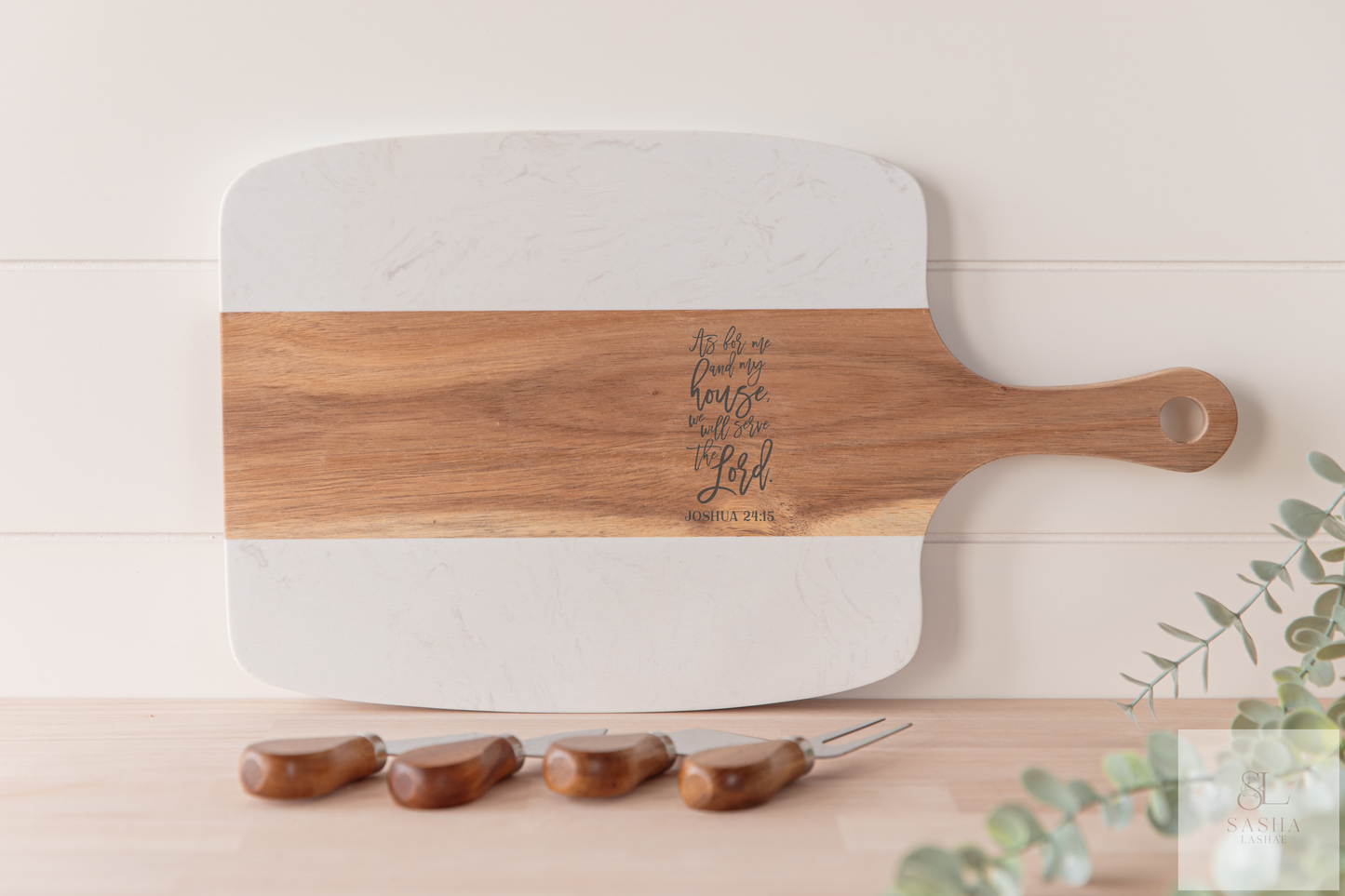 EverFaith Wood Sign – As for Me and My House