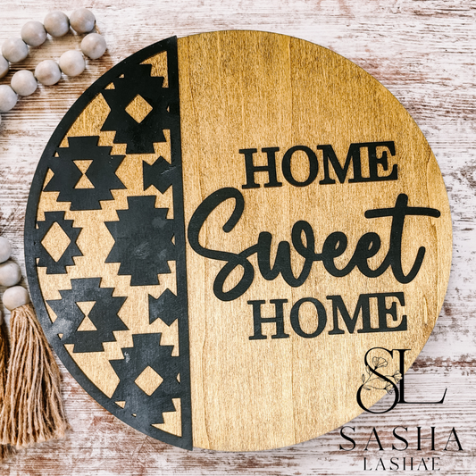 Home Sweet Home Aztec Sign