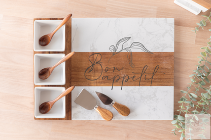 Bon Appetit Laurel Charcuterie Board