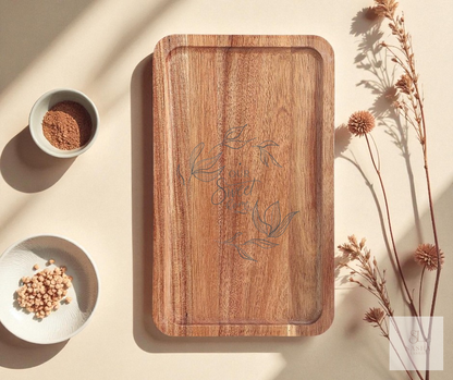 Hearthbrook – Cursive Home Script Charcuterie Board
