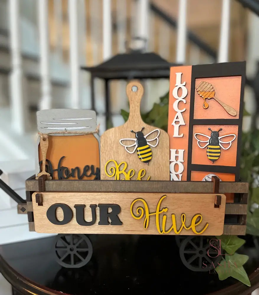 Bee Our Hive Wagon Insert