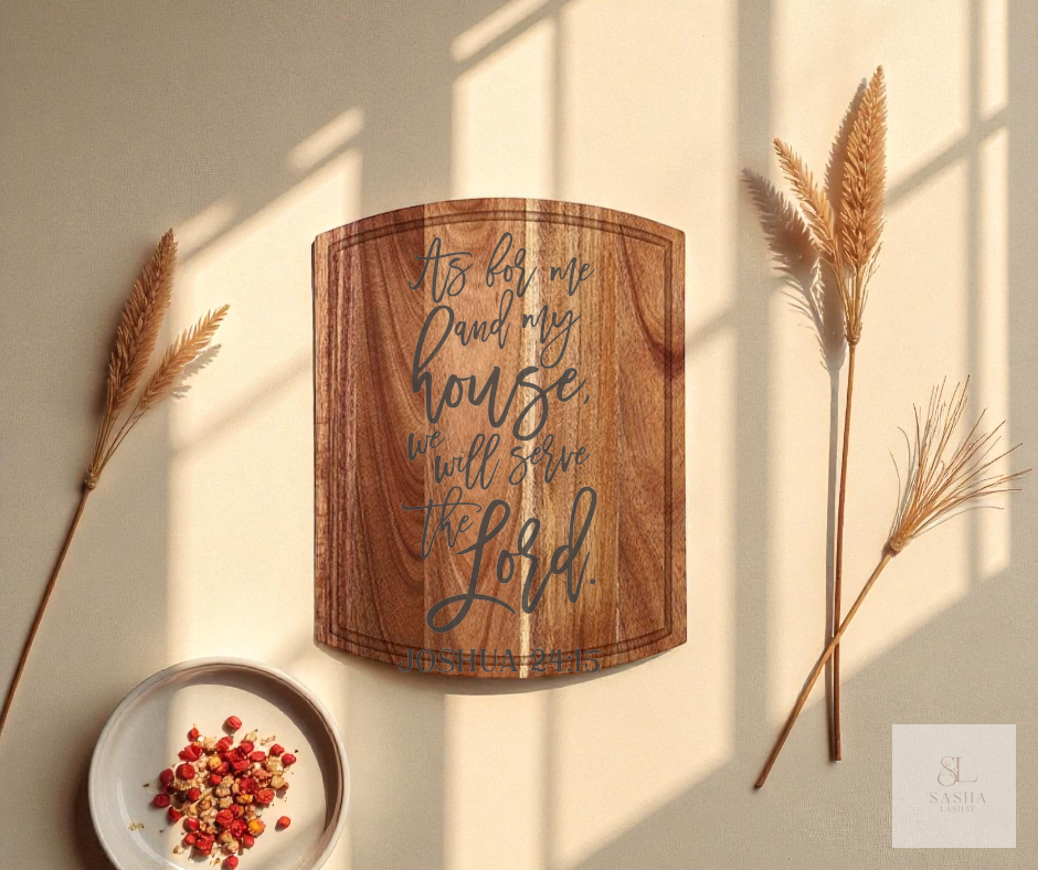 EverFaith Wood Sign – As for Me and My House