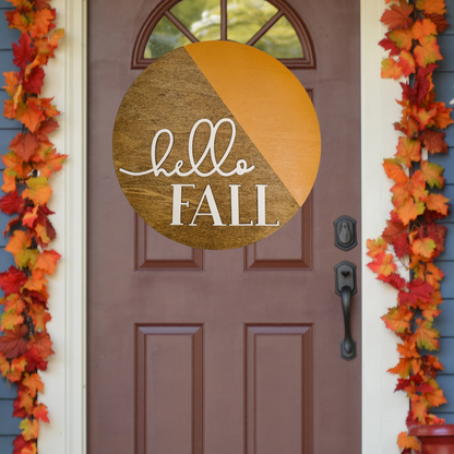 Curated Hello Fall Sign