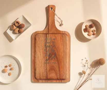 EverFaith Wood Sign – As for Me and My House