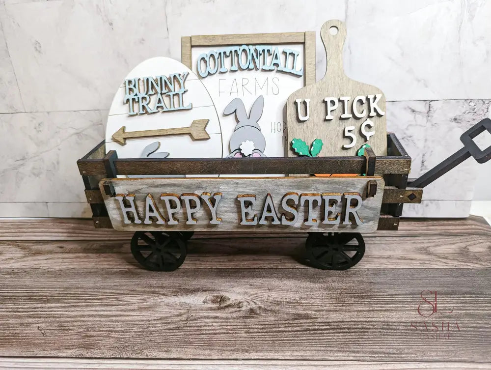 Easter Bunny Wagon Insert