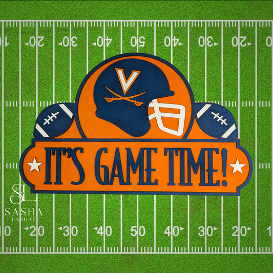 It's Game Time UVA - Orange and Blue