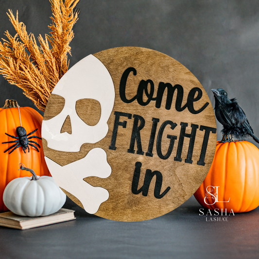 Halloween Fright In Sign