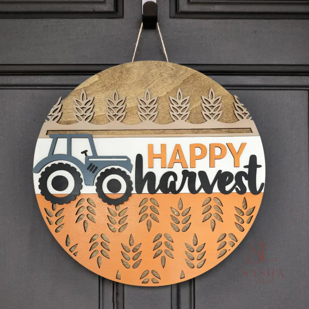 Harvest Fall Sign Door