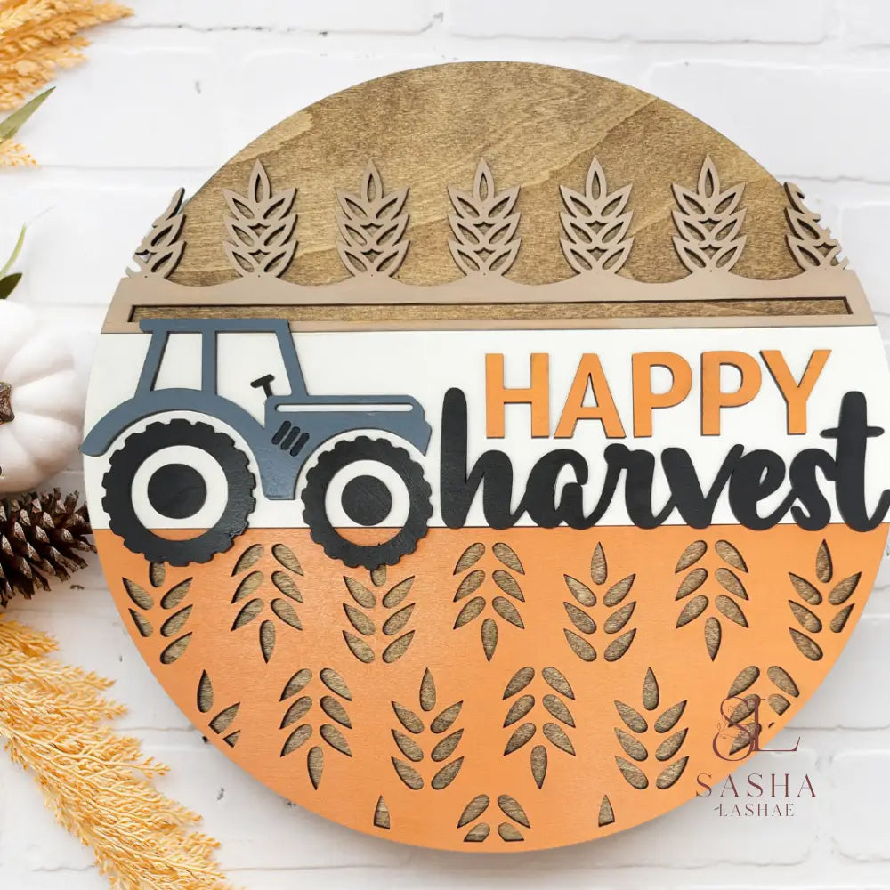 Harvest Fall Sign Door