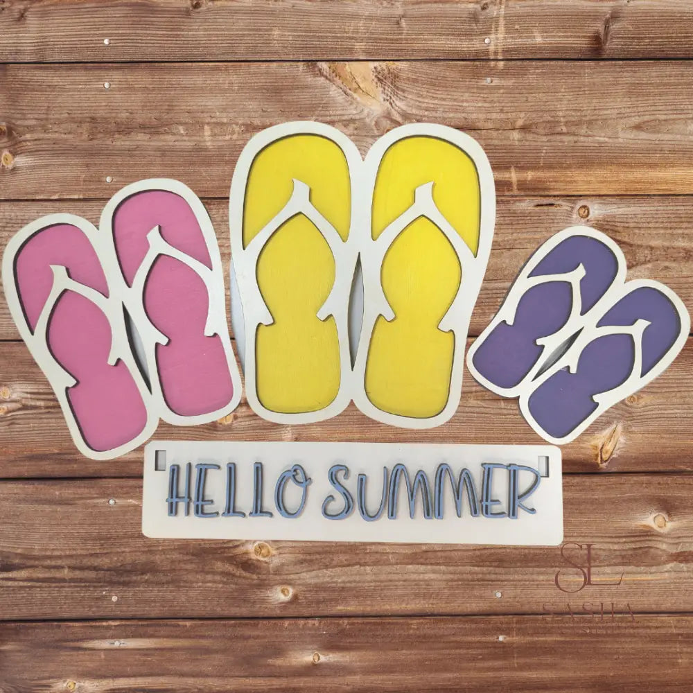 Hello Summer Wagon Insert