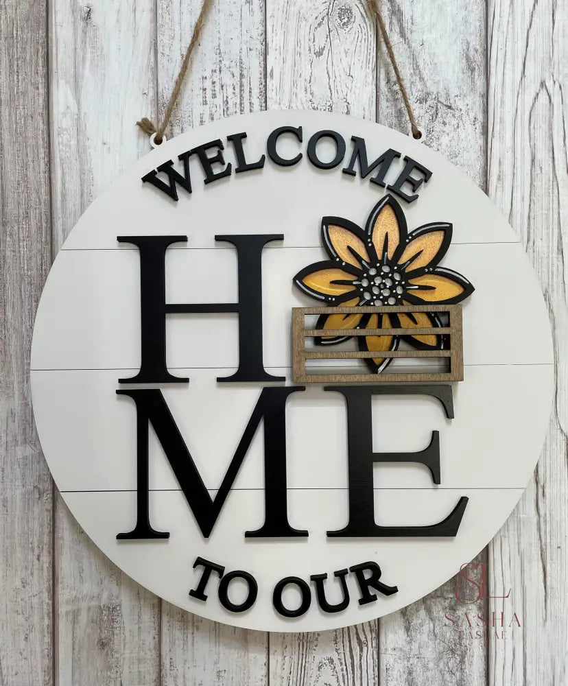 Home Interchangeable Sign Door