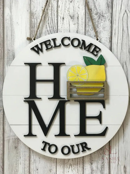 Home Interchangeable Sign Door