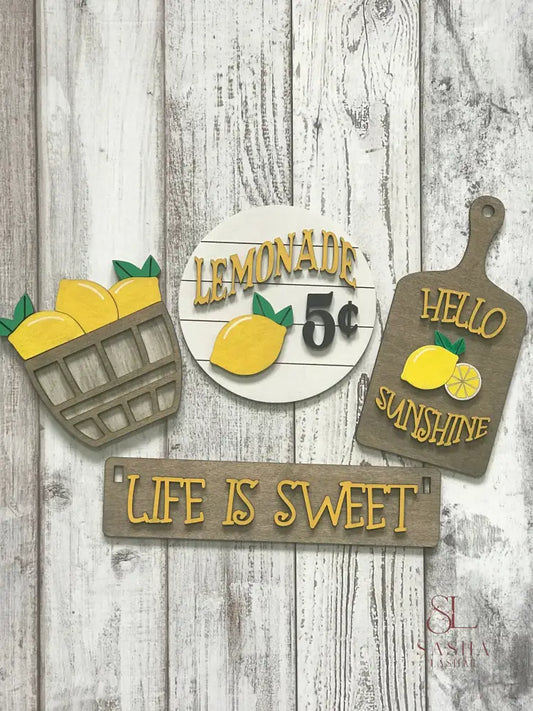 Lemons Life Is Sweet Wagon Insert
