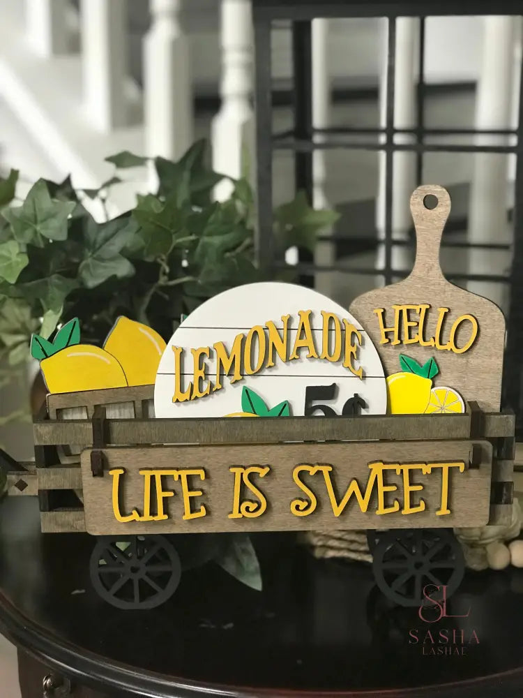 Lemons Life Is Sweet Wagon Insert