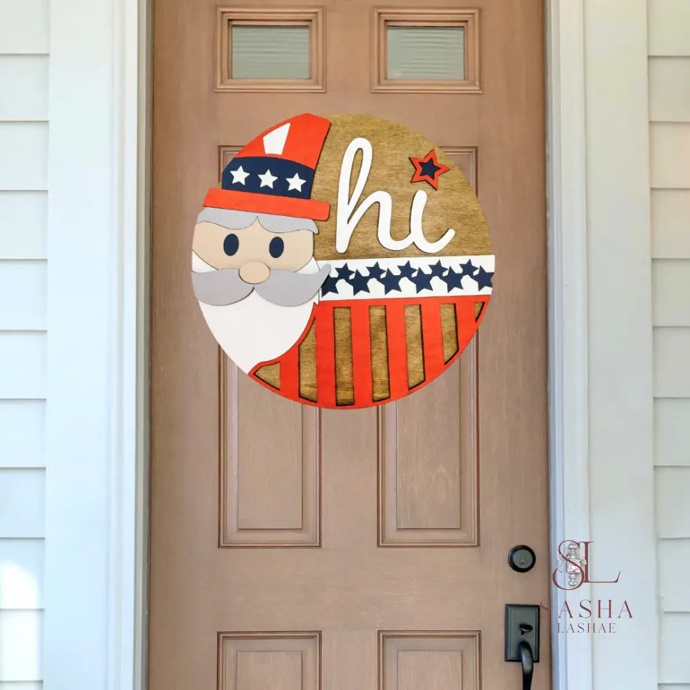 Uncle Sam Hi Sign Door