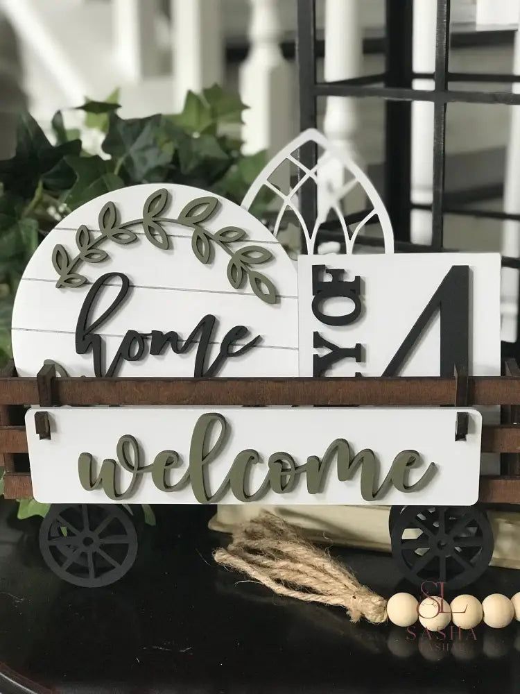 Welcome Home Family Wagon Insert